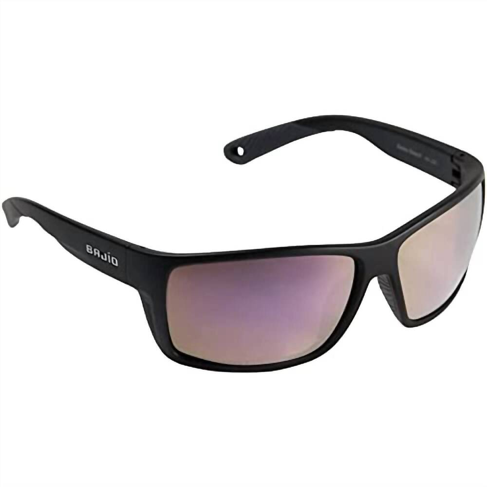 NEW BAJIO balesbeach unisex sunglasses in blackmatte /rose mirror glass